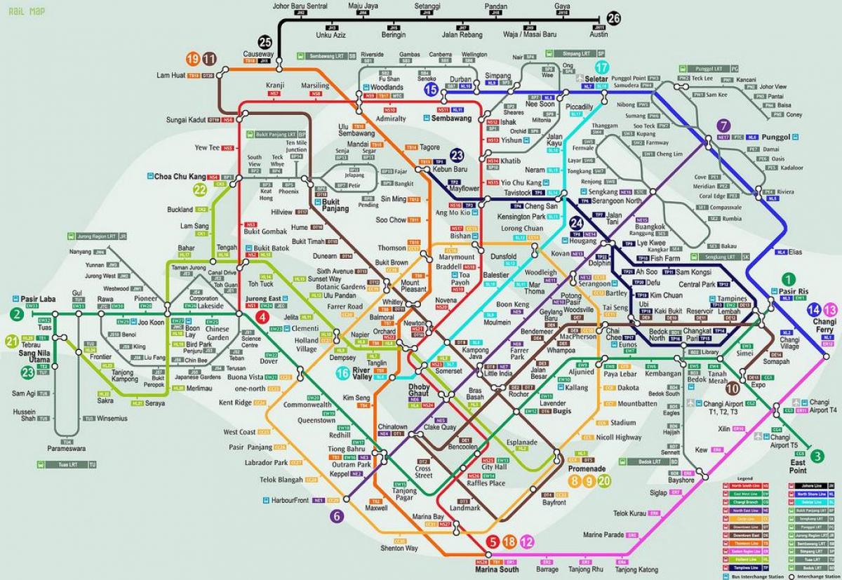 lrt-kaart Singapore