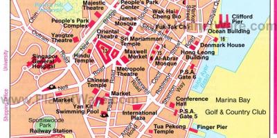 Chinatown Singapore kaart bekijken